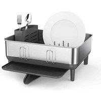Simplehuman Compact Steel Frame Dishrack Brushed, Grey