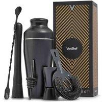 Vonshef Parisian Black Cocktail Set 6Pc, Black