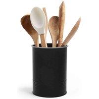 Vonshef Matte Black Utensil Holder, Black