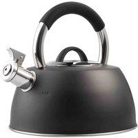 Vonshef 2.5L Black Whistling Stove Top Kettle, Black