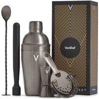 Vonshef Manhattan Graphite Cocktail Set 5Pc, Grey