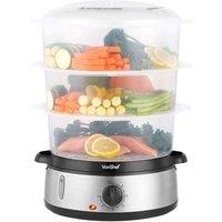 Vonshef 800W 3 Tier Steamer, Multi