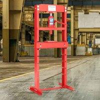 Garden Sanctuary 20-ton Red Hydraulic Shop Press With Press Plates