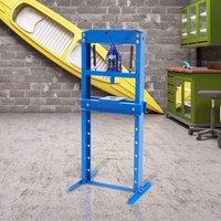 Garden Sanctuary 6-ton Blue Hydraulic Shop Press With Press Plates