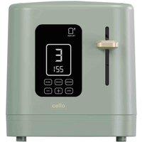 Cello 2 Slice Digital Toaster - Green, Green