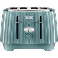 Delonghi 4 Slice Ballerina Toaster Laguna - Green, Green