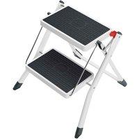 Hailo Mk60 Standardline Step Stool - 2 Step, Silver