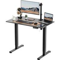 Vonhaus Black Standing Desk 100X60Cm, Black