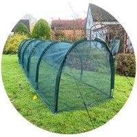 GardenSkill Chicken Coop Tunnel & Small Pet Play Pen 5M X 1.5M - Rabbit Cage Guinea Pig Hutch Hen House Protection Enclosure For Garden & Outdoor, Green