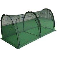 GardenSkill Chicken Coop Tunnel & Small Pet Play Pen 2M X 1M + Shade Cover - Rabbit Cage Hen House Guinea Pig Protection Enclosure With Detachable Rain Guard, Green