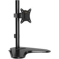 Vonhaus Single Monitor Mount And Stand, Black