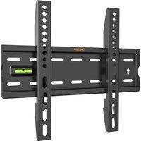 Vonhaus 15-42 Inch Flat-To-Wall TV Bracket, Black