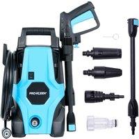 Pro-Kleen Pressure Washer Electric High Performance 1400w Power Jet Wash Cleaner, Blue