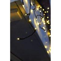 Xmas Haus 7M Waterfall Light Chain 1010 Led -10 Twinkle Led Colour Warm White, White