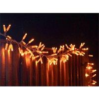 Xmas Haus 25Cm 20L Ww Led Hanging Star 3XAA Led Colour Warm White, Black