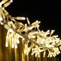 Eagle Connect Icicle Lights White Rubber 60 40 20 Drop 10 4M Led Colour Cool White, White