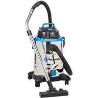 Vacmaster 30L Wet & Dry Vacuum Cleaner With Power Take Off, Silver