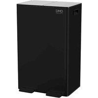 DMD Double Recycling Bin (30L+30L) w/ 3L Waste Bin - Black, Black