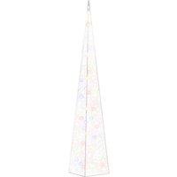 vidaXL Acrylic Decorative LED Light Cone Multicolour 90 cm, Multi