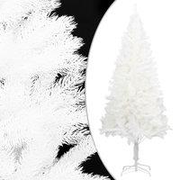 Vidaxl Artificial Christmas Tree Lifelike Needles White 210 Cm, White