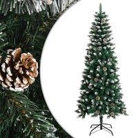 Vidaxl Artificial Christmas Tree With Stand Green 180 Cm Pvc, Green
