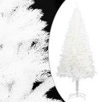 Vidaxl Artificial Christmas Tree Lifelike Needles White 120 Cm, White