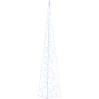 vidaXL Acrylic Decorative LED Light Cone Blue 120 cm, Blue