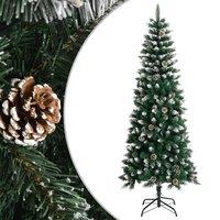 Vidaxl Artificial Christmas Tree With Stand Green 210 Cm Pvc, Green