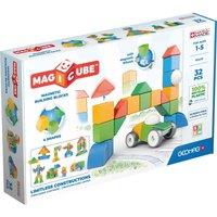 Geomag Magicube Recycled Plastic World Magnetic Shapes - 32 Pieces, Multi