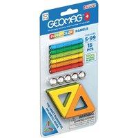 Geomag Magnetic Supercolor - 15 Pieces, Multi