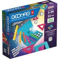 Geomag Recycled Magnetic Glitter Panels - 22 Pieces, Multi