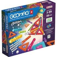 Geomag Recycled Magnetic Glitter Panels - 35 Pieces, Multi