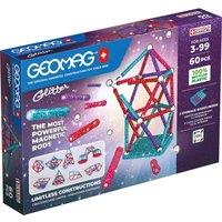 Geomag Recycled Magnetic Glitter Panels - 60 Pieces, Multi