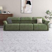 Garden Sanctuary 1000Cm X 61Cm Pvc Marble Peel And Stick Wallpaper, White