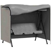 Outsunny Garden Furniture Protector Patio Swing Chair Cover Light Grey, Grey
