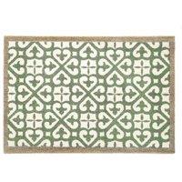 My Mat Nylon Indoor Pattern My Harlequin Tile Green 50X75, Green