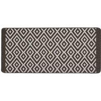 My Mat My Stain Resistant Cosy Charcoal 67X150, Black