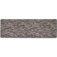 My Mat My Stain Resistant Broken Stripe Charcoal 67X200, Grey