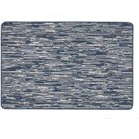 My Mat My Stain Resistant Broken Stripe Navy 67X100, Blue
