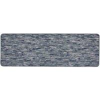 My Mat My Stain Resistant Broken Stripe Navy 67X200, Blue