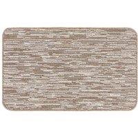 My Mat My Stain Resistant Broken Stripe Stone 50X75 Mat, Brown