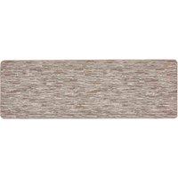 My Mat My Stain Resistant Broken Stripe Stone 67X200, Brown