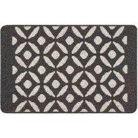 My Mat My Stain Resistant Crescent Charcoal 50X75 Mat, Grey