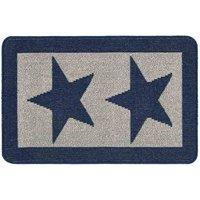 My Mat My Stain Resistant Star Navy 50X80, Blue