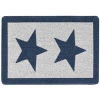My Mat My Stain Resistant Star Navy 67X100, Blue