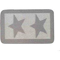 My Mat My Stain Resistant Star Silver 50X75 Mat, Grey