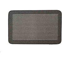 My Mat My Stain Resistant Stripe Charcoal 50X80, Grey