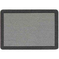 My Mat My Stain Resistant Stripe Charcoal 67X100, Grey