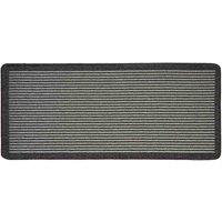 My Mat My Stain Resistant Stripe Charcoal 67X150, Grey