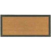 My Mat Printed Coir Border Green 55X125, Green